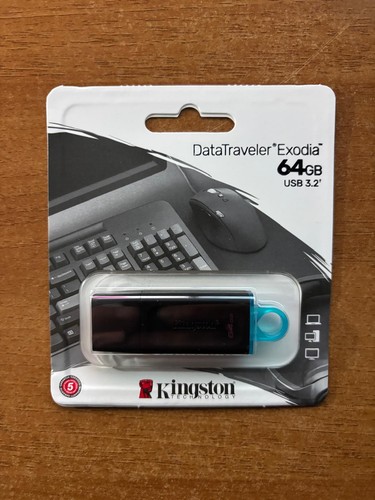 Pendrive usb 64gb kingston - kingston, dt