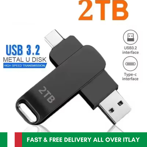 Chiavetta usb in - in, metallo