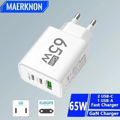 Caricatore gan 65w usb - caricatore, usb-c