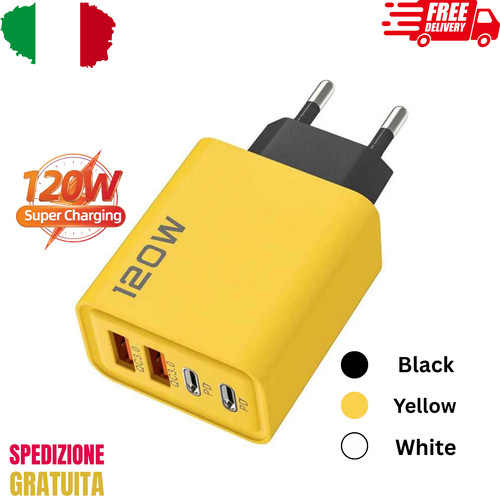 Caricabatteria rapido 120w - 120w, –
